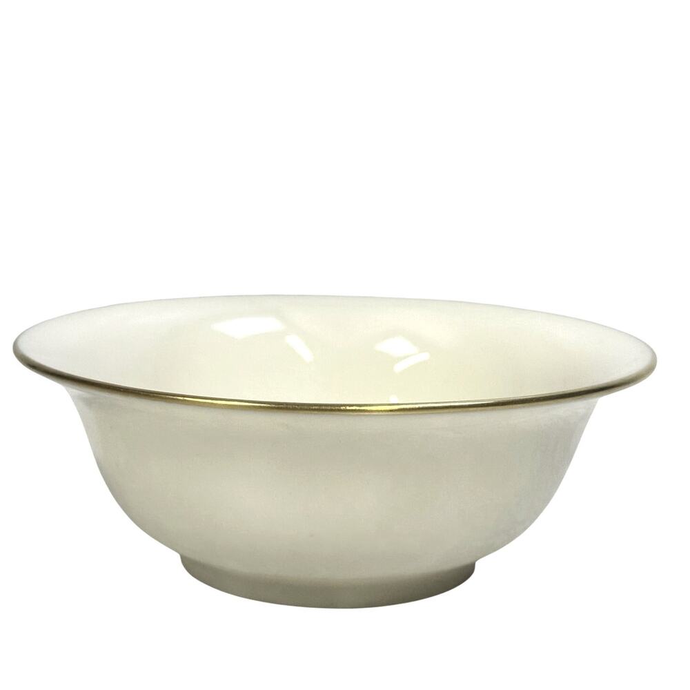 Lenox Porcelain Early 20th Century c. 1900-1930 Ivory Gold Rim 5 1/8" Bowl-Rare